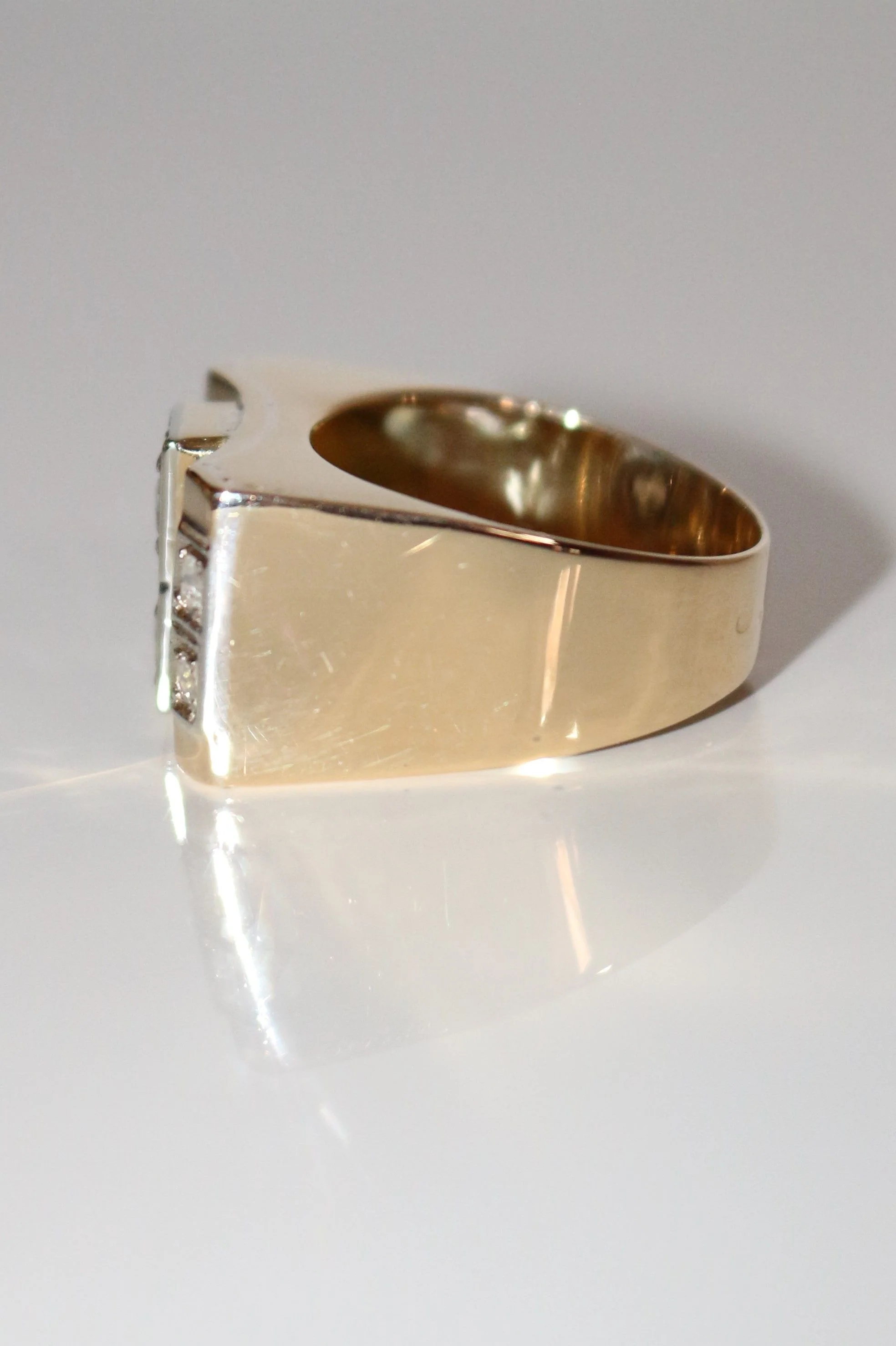 Bague Tank Diamants Taille Rose - Image 4