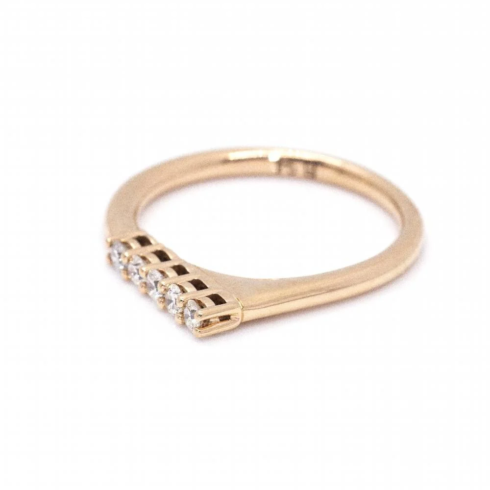 Bague SINGULAIRE en or et diamants - Image 4