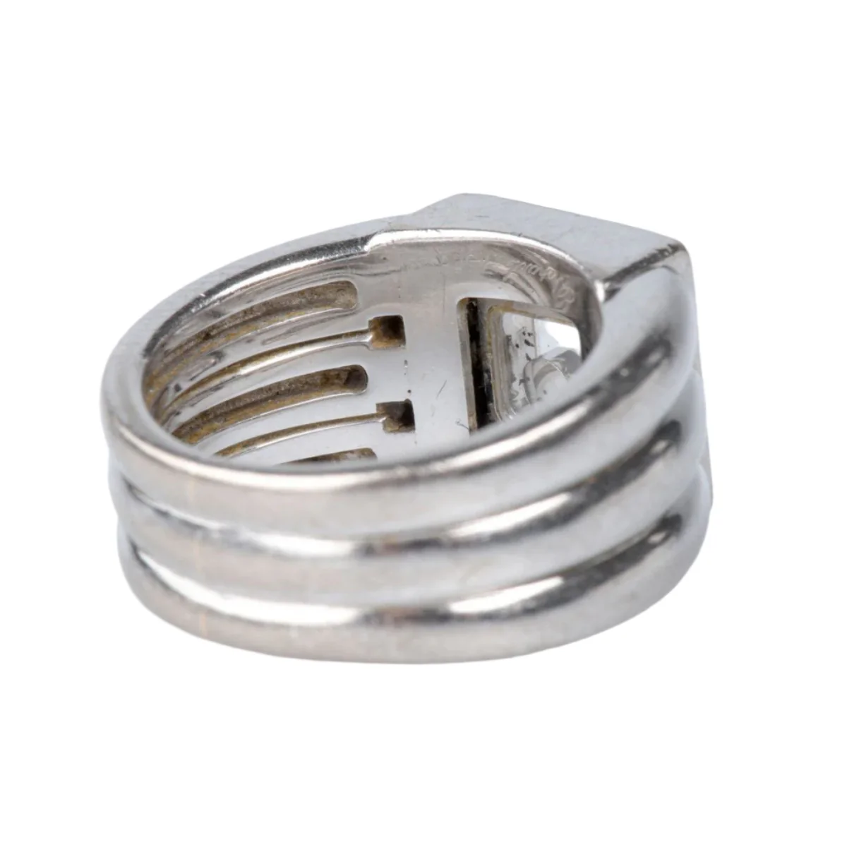 Bague CHOPARD en or blanc et diamants - Image 4