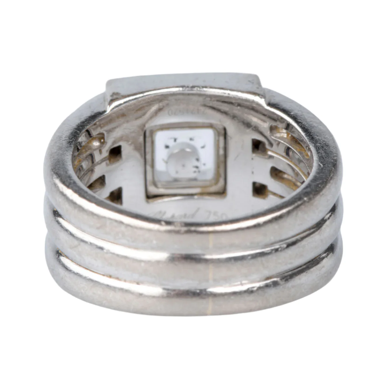 Bague CHOPARD en or blanc et diamants - Image 5
