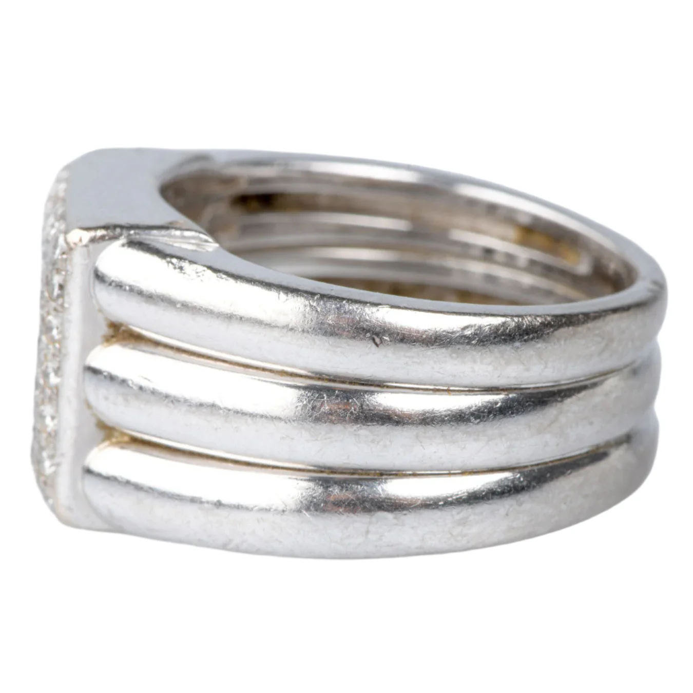 Bague CHOPARD en or blanc et diamants - Image 6