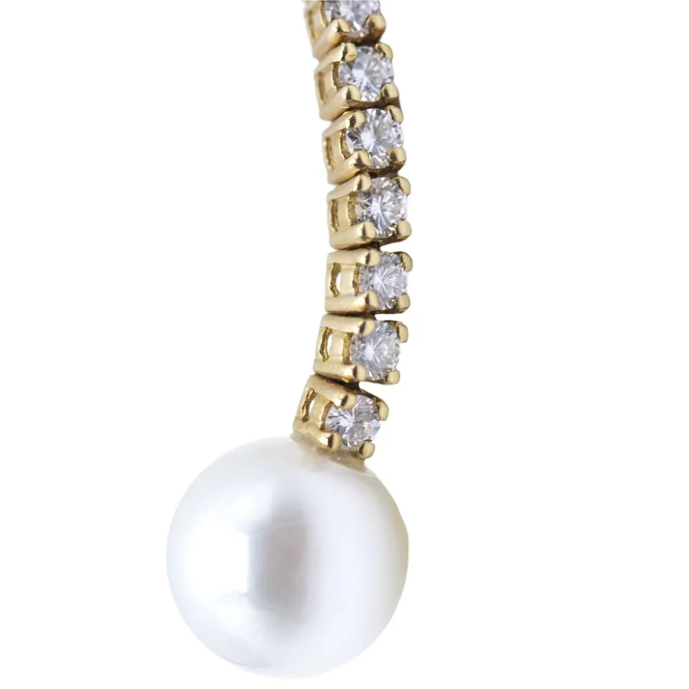 Boucles d'oreilles longues pour femme en Or Jaune - Image 2