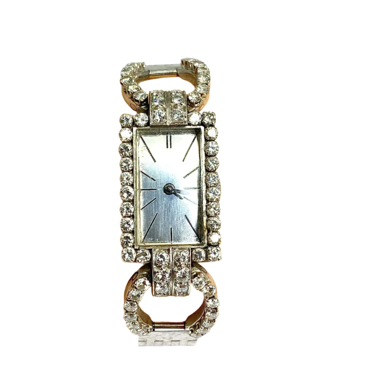 Montre Mécanique en or et diamants