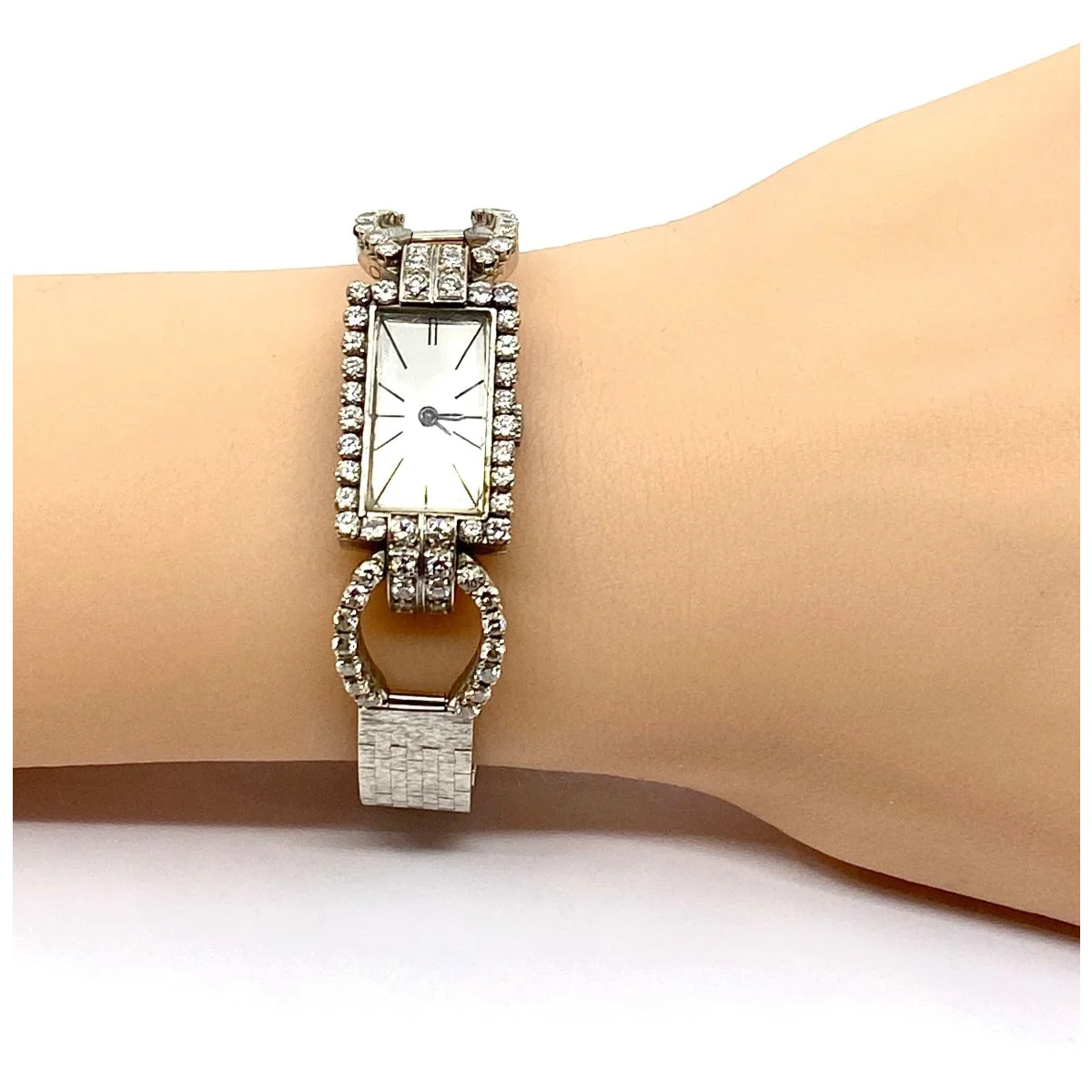Montre Mécanique en or et diamants - Image 2