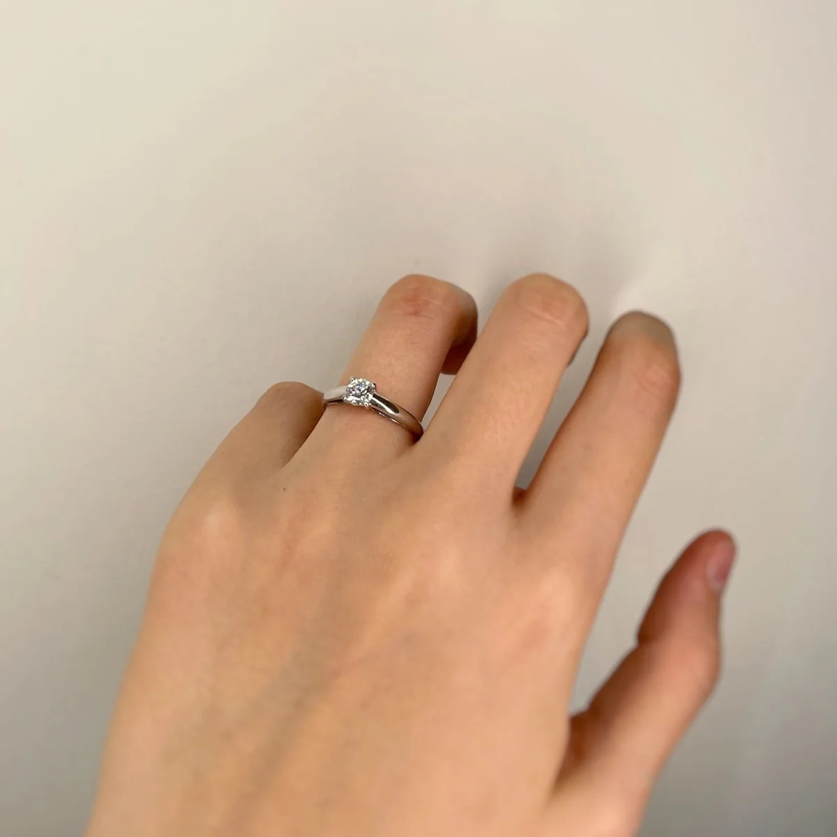 Bague Solitaire MAUBOUSSIN en or blanc et diamant - Image 2