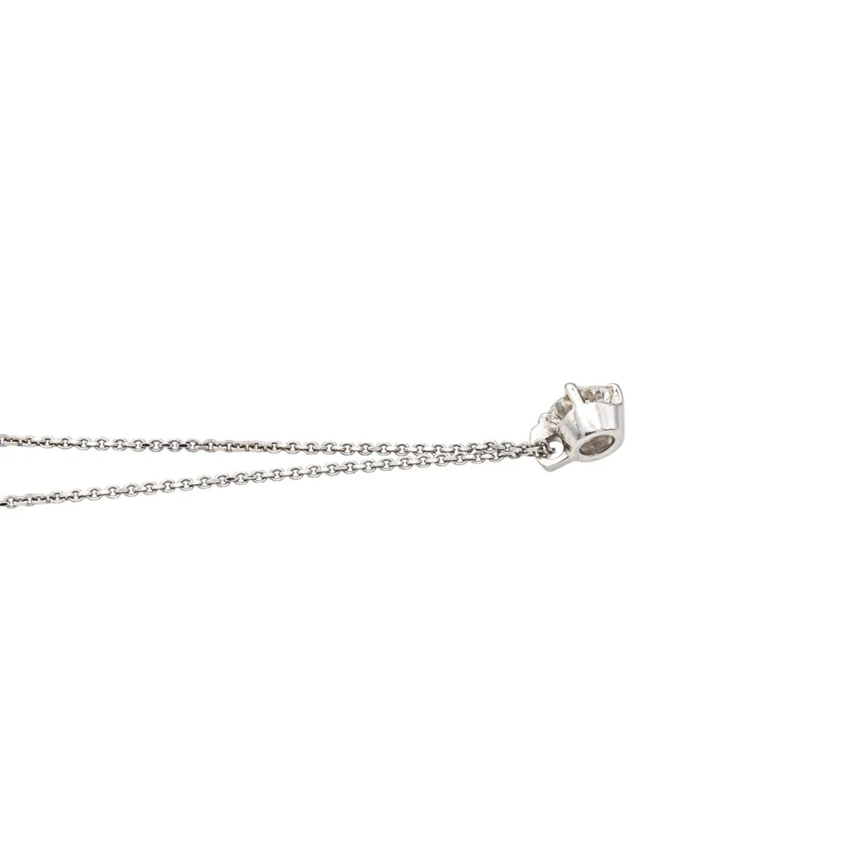 Collier Pendentif en or blanc et diamant - Image 7