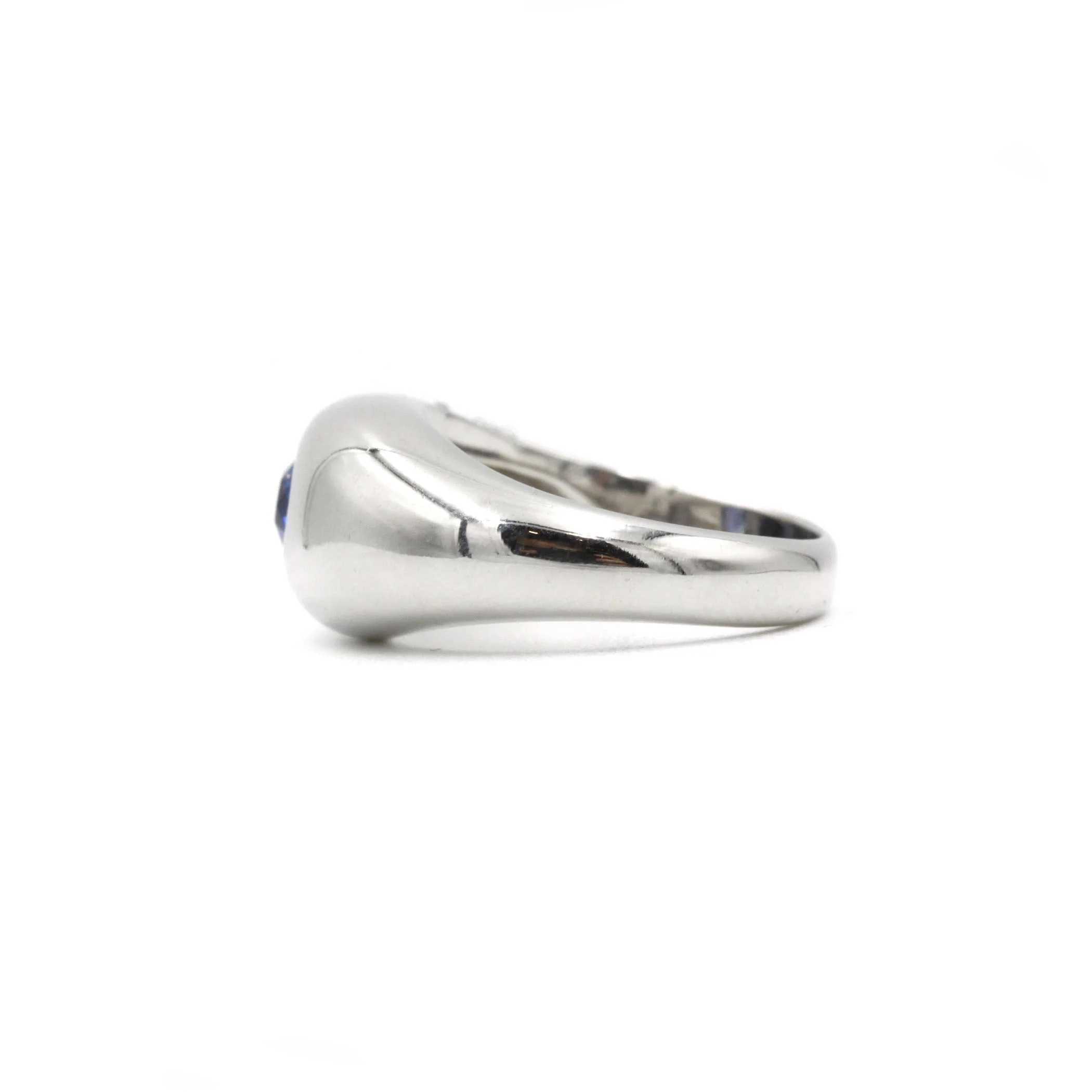 Bague - Or & Saphir - Image 2