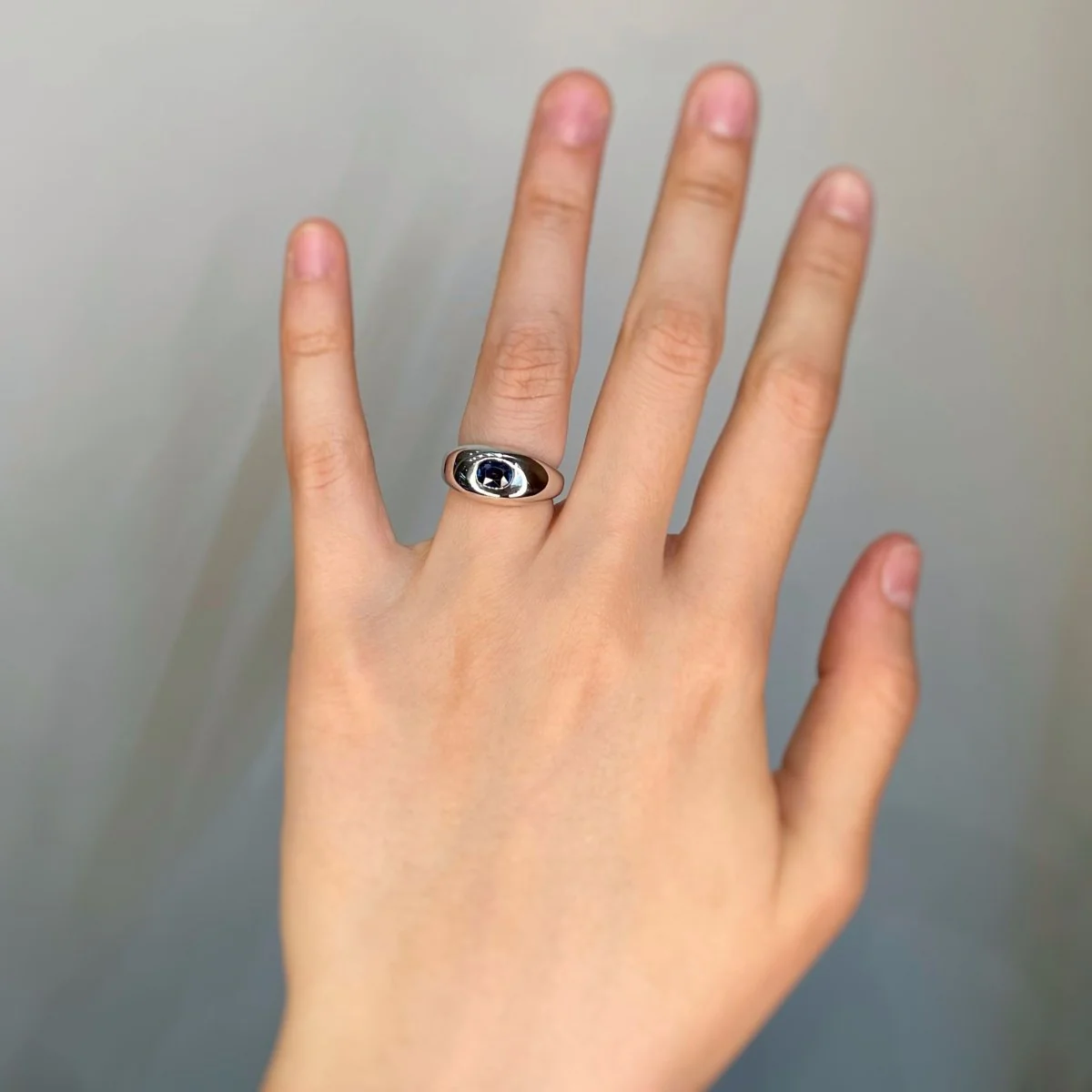 Bague - Or & Saphir - Image 5