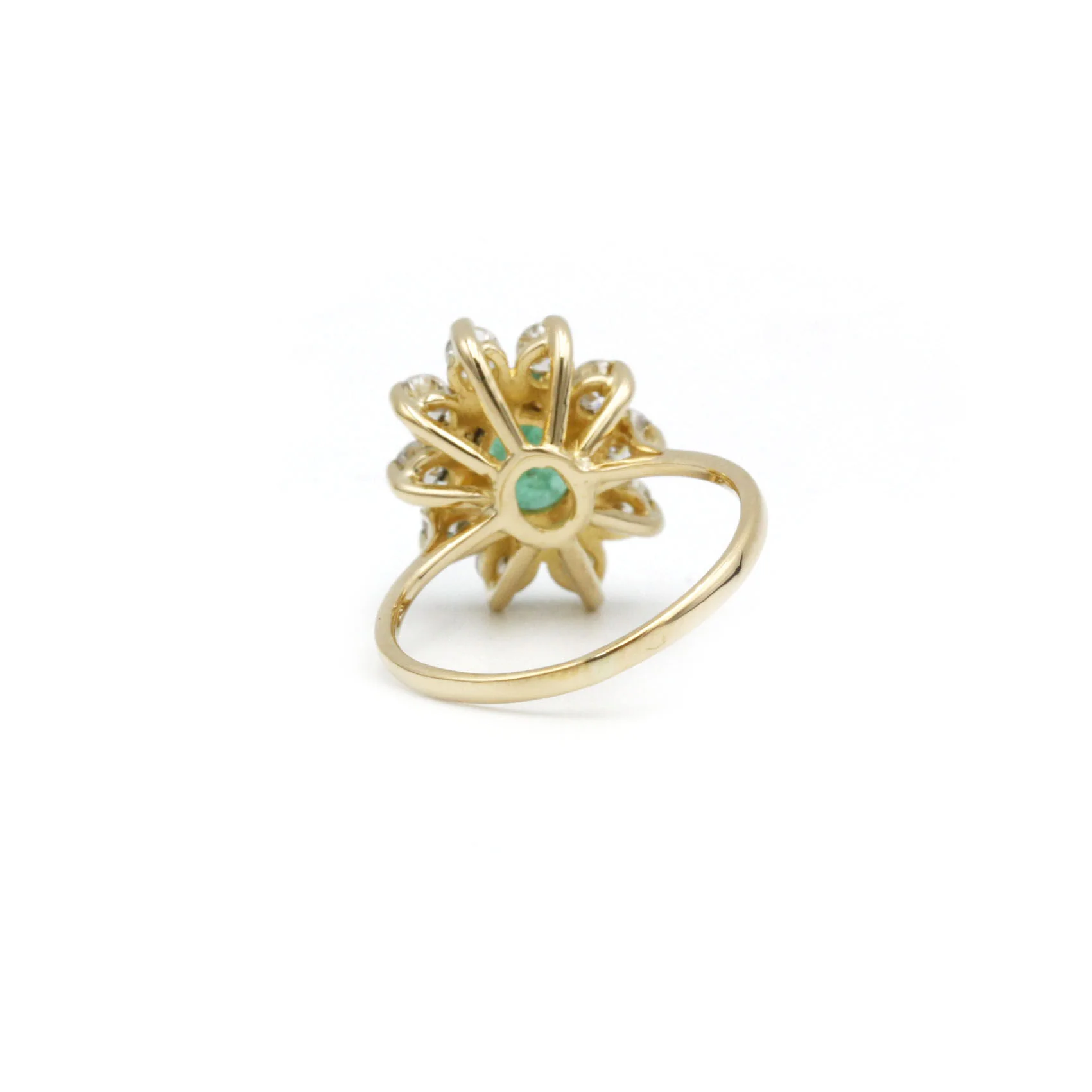 Marguerite - Or, émeraude & diamants - Image 3