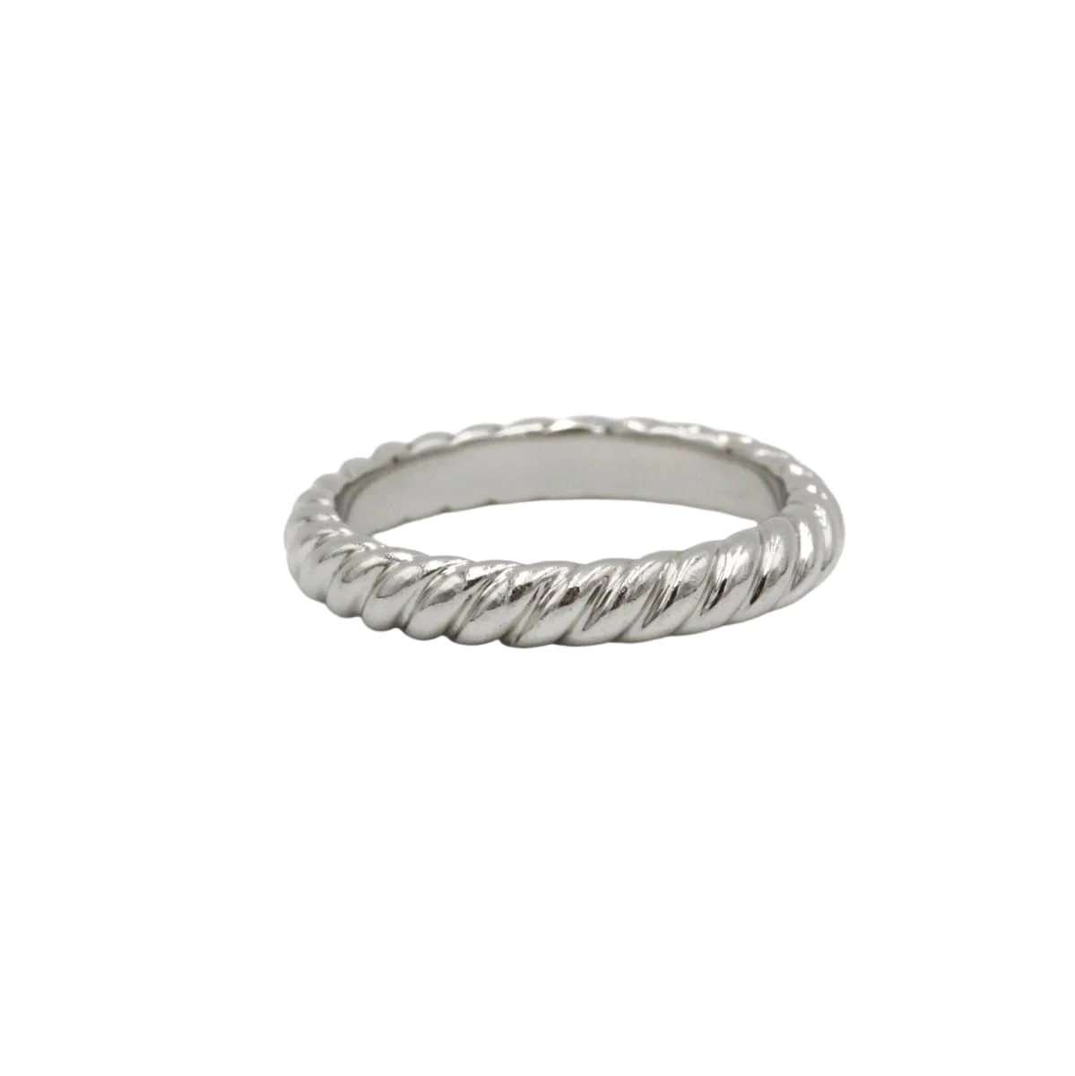 Bague Alliance DAVID YURMAN "Câble" en platine