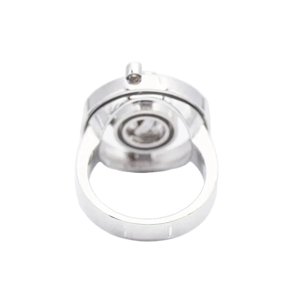 Bague ADAGIO en or blanc et diamants - Image 3