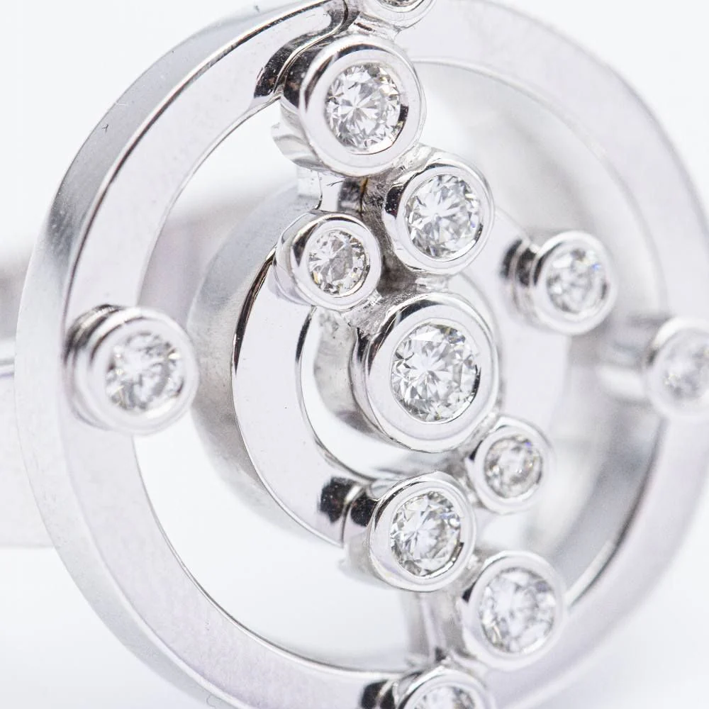 Bague ADAGIO en or blanc et diamants - Image 5
