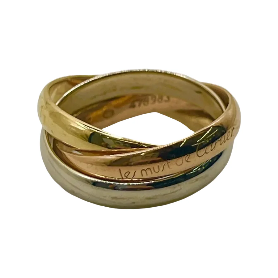 Bague CARTIER "Trinity" en or jaune, or rose, et or blanc - Image 3