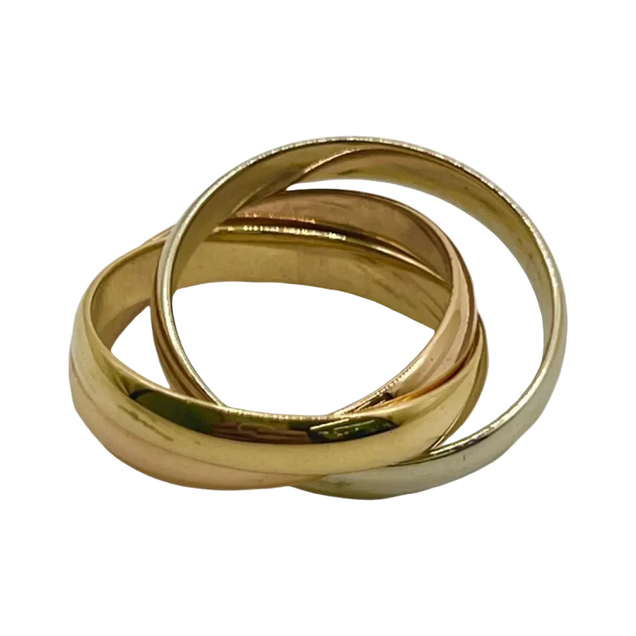 Bague CARTIER "Trinity" en or jaune, or rose, et or blanc - Image 4