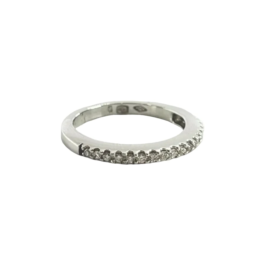 Bague Alliance en or blanc et diamants