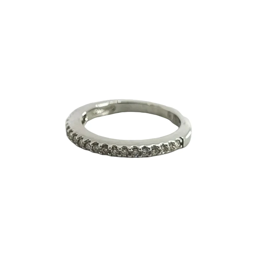 Bague Alliance en or blanc et diamants - Image 3