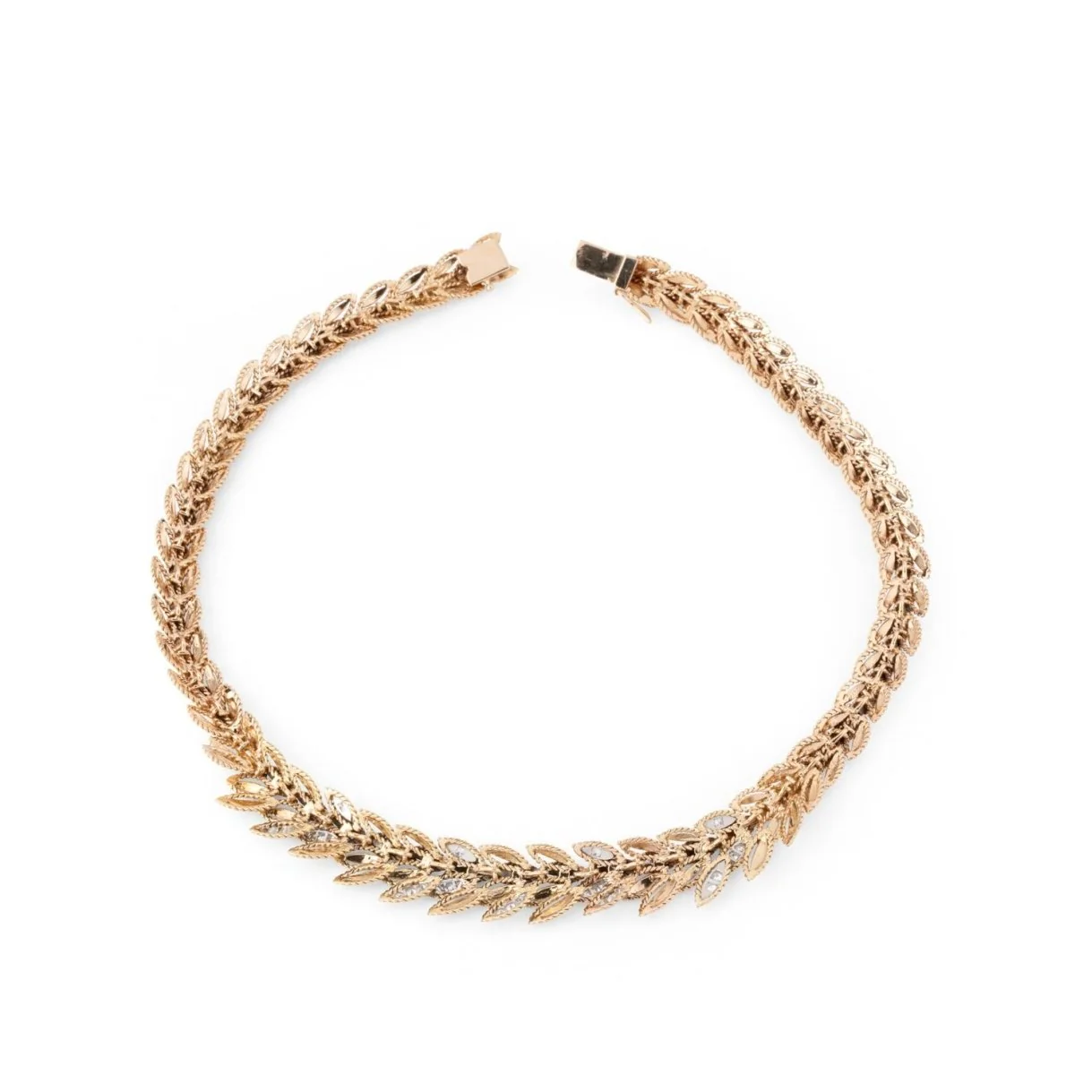 Collier "LIV" en or jaune et diamant - Image 4