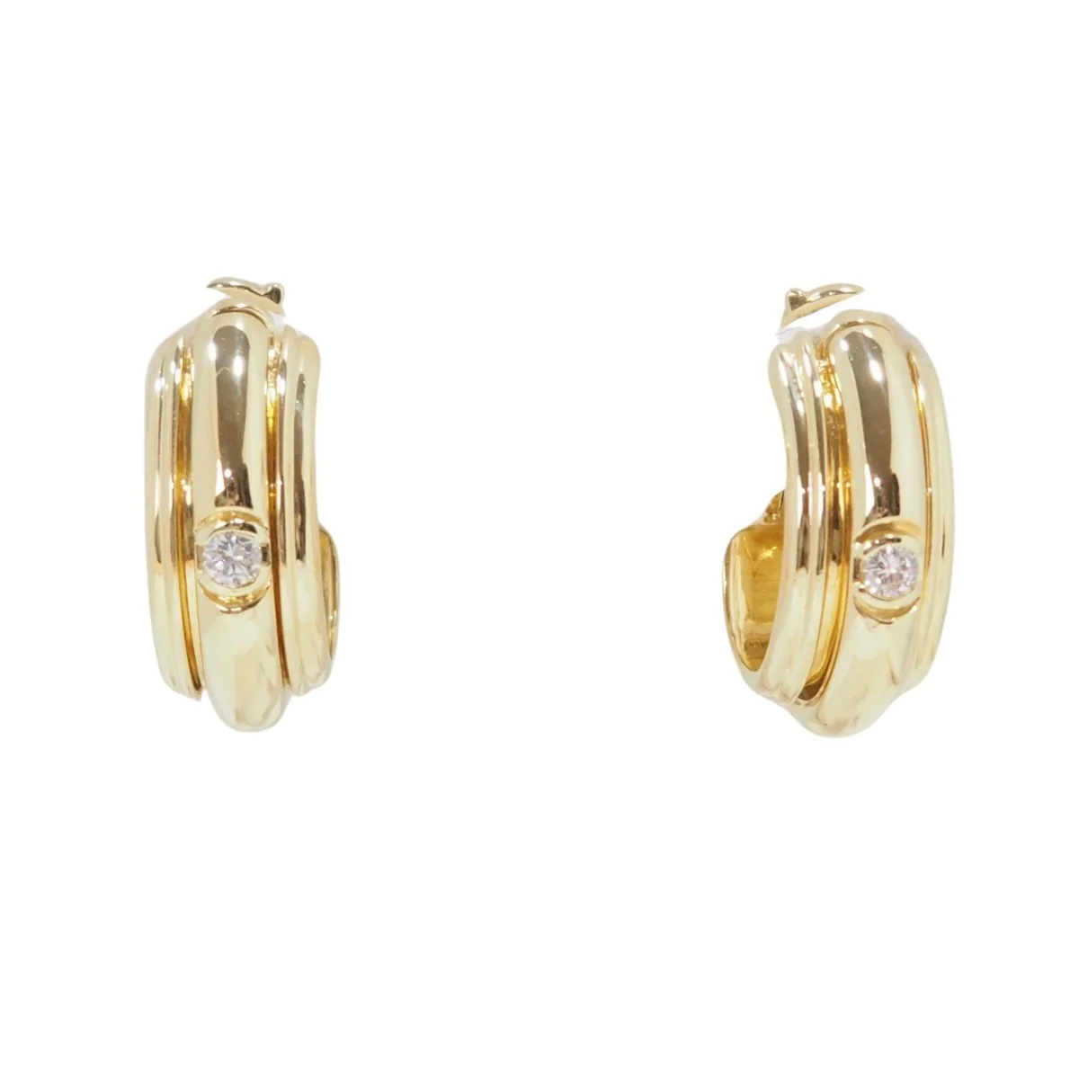 Boucles d'oreilles PIAGET "Possession" en or jaune et diamant