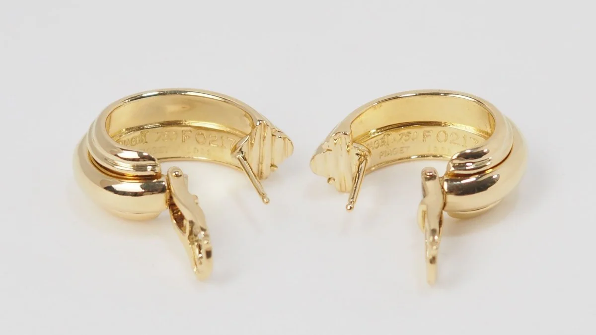 Boucles d'oreilles PIAGET "Possession" en or jaune et diamant - Image 5