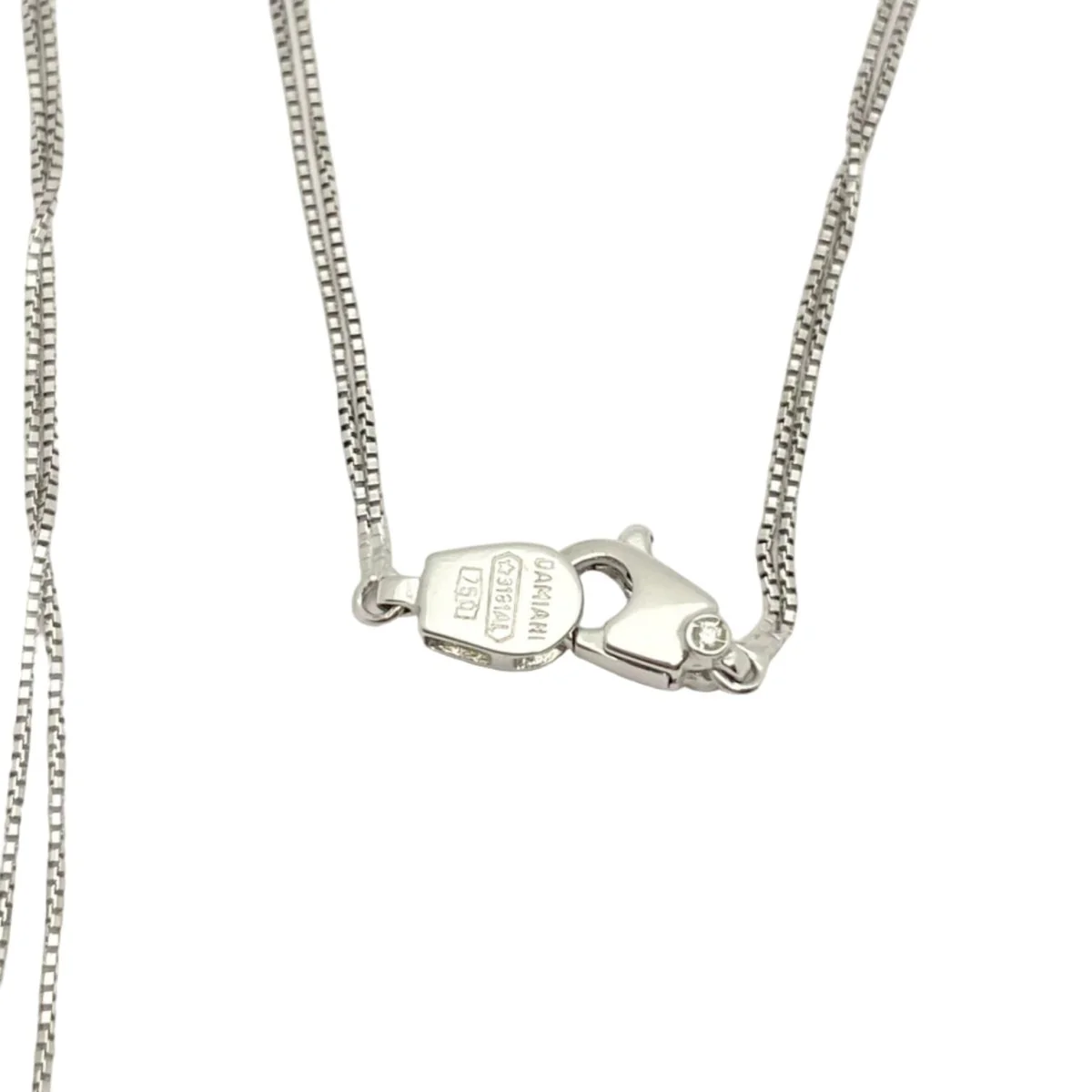 Collier DAMIANI en or blanc, perle et diamants - Image 3