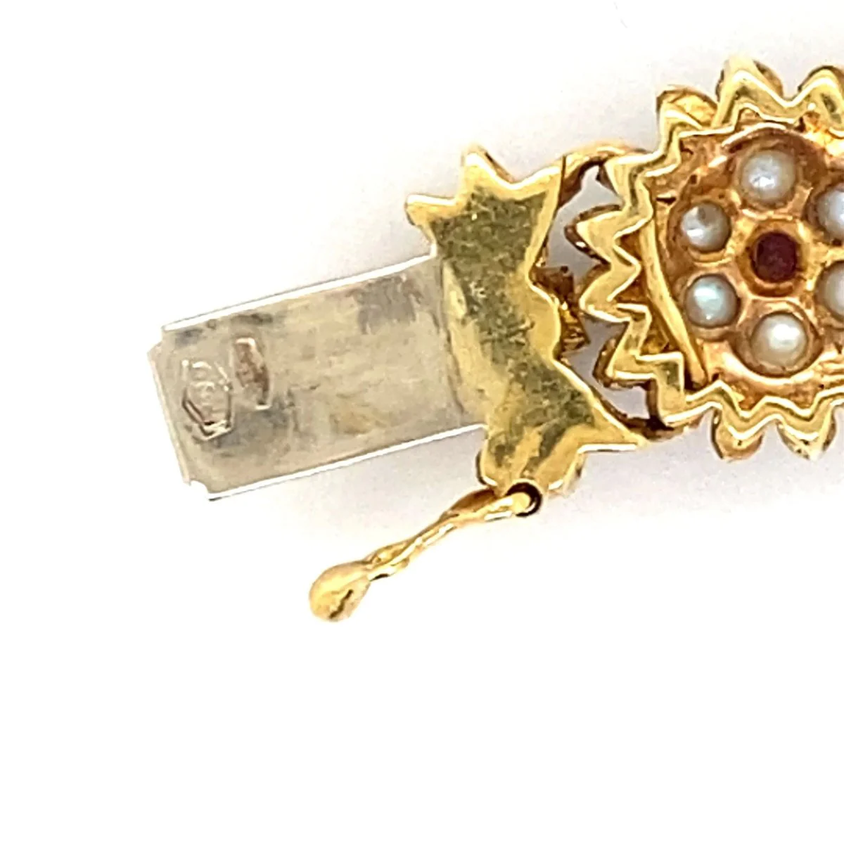 Bracelet en émail et or jaune - Image 9