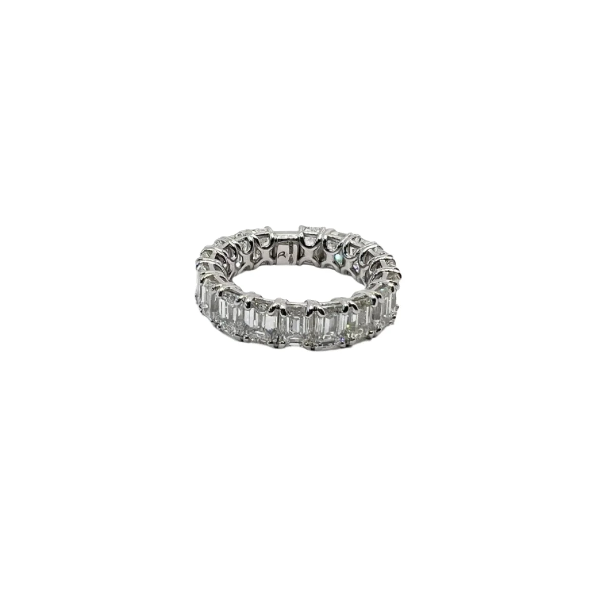 Bague Alliance en or blanc et diamants