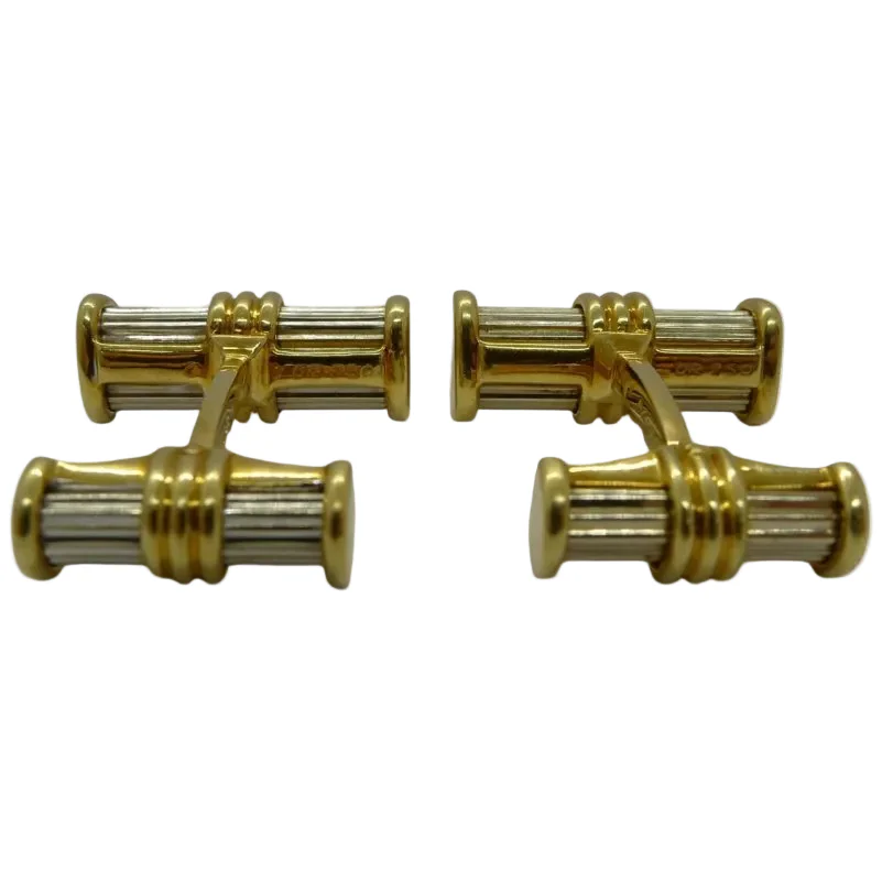 Boutons de manchette BRY & G en or jaune