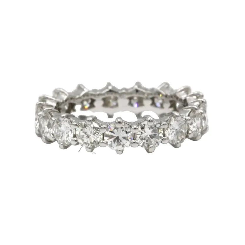 Bague Alliance en or blanc et diamants