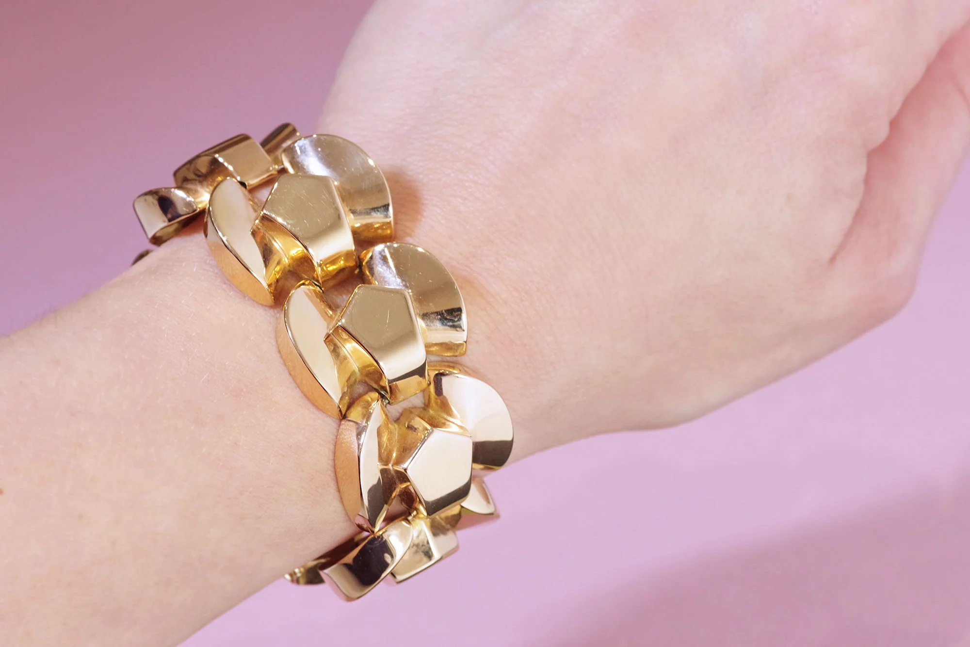 Bracelet Tank en or - Image 2