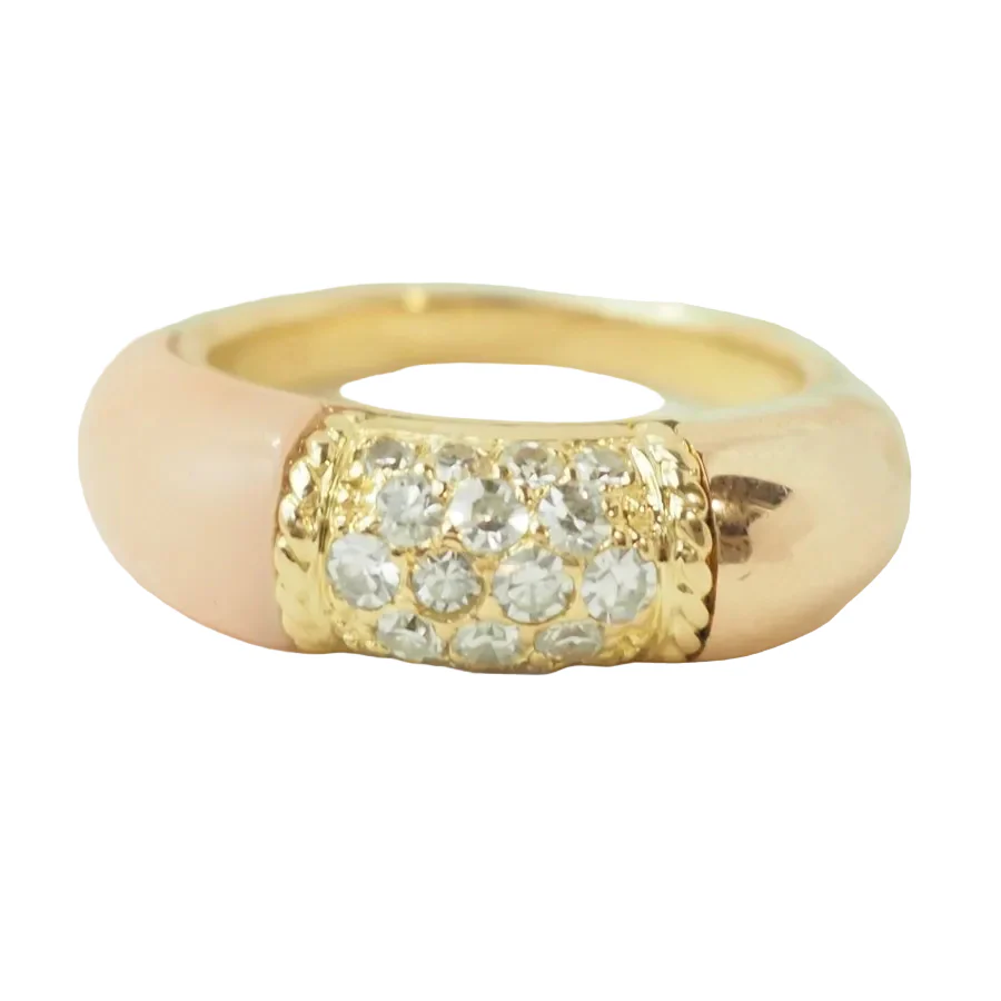 Bague Van Cleef et Arpels en or jaune et diamants