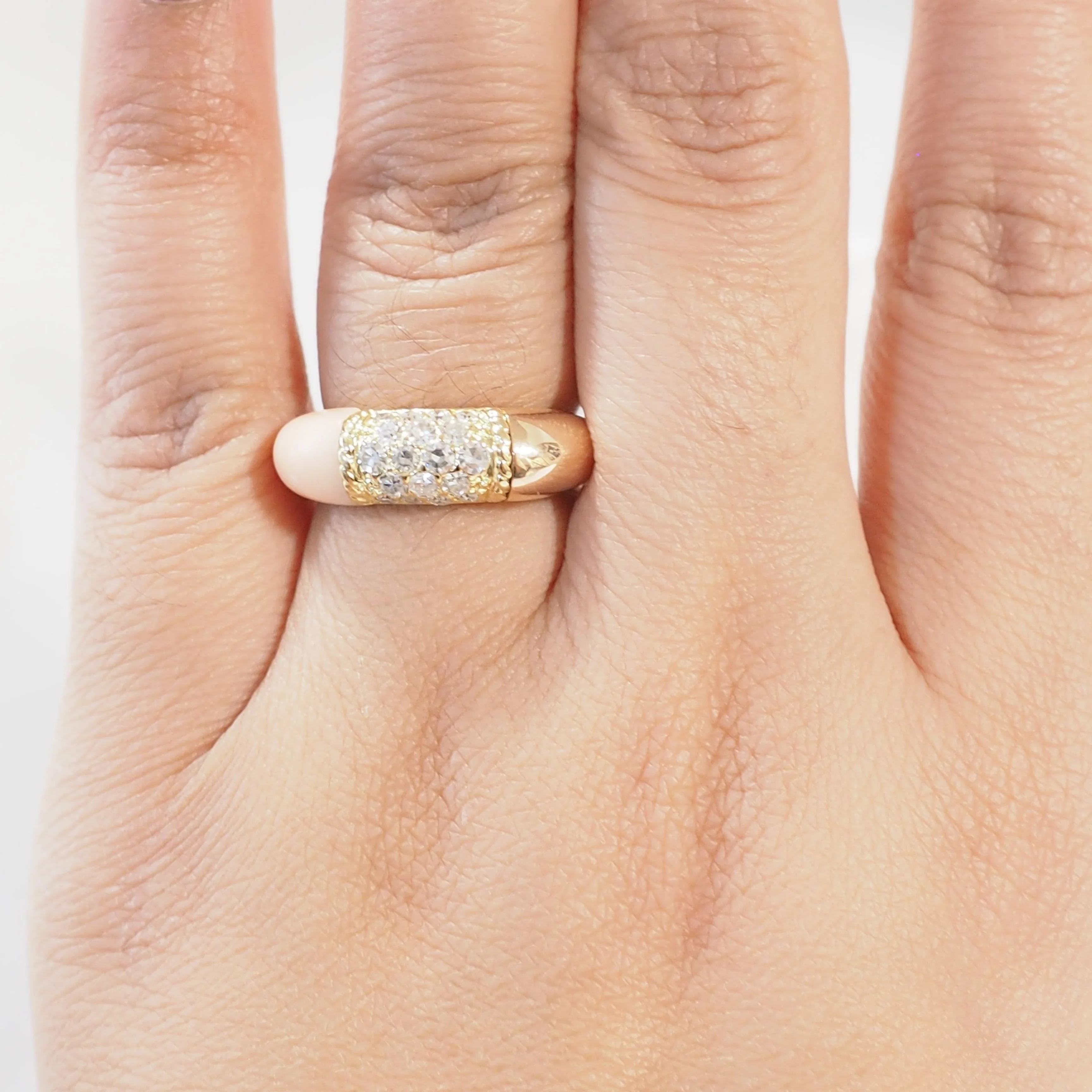 Bague Van Cleef et Arpels en or jaune et diamants - Image 2