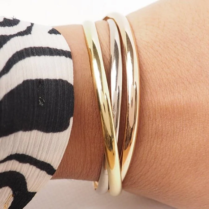 Bracelet Trinity de Cartier d'occasion trois ors - Image 2