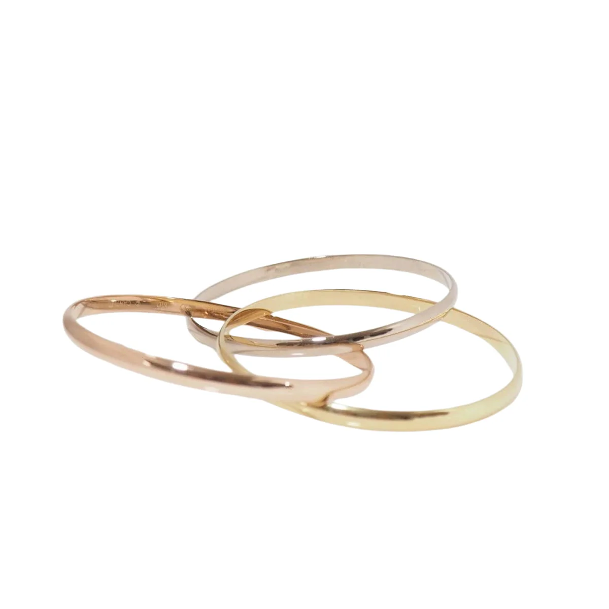Bracelet Trinity de Cartier d'occasion trois ors - Image 5