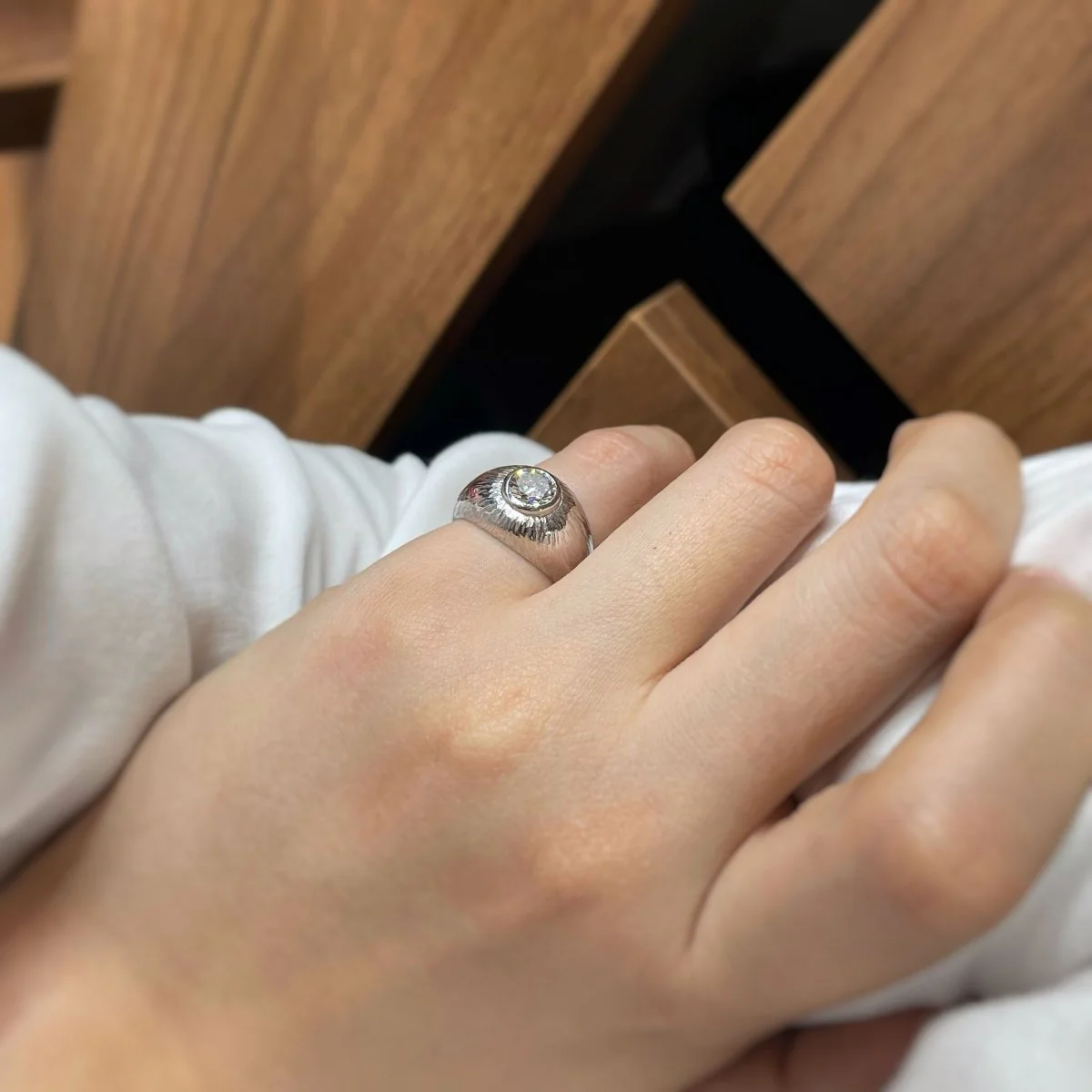 Bague - Or & Diamant - Image 4