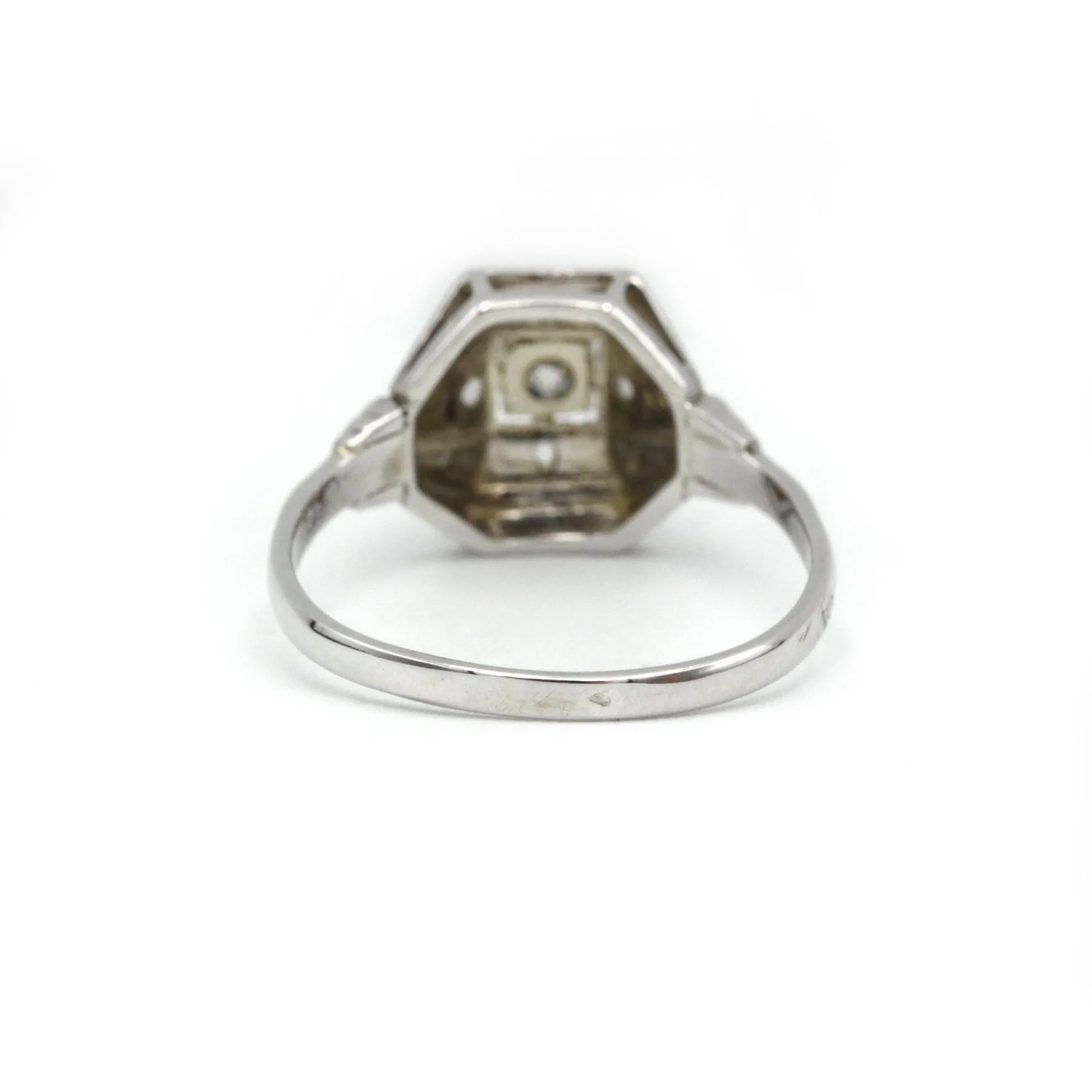 Bague - Or blanc, Platine & Diamants - Image 2