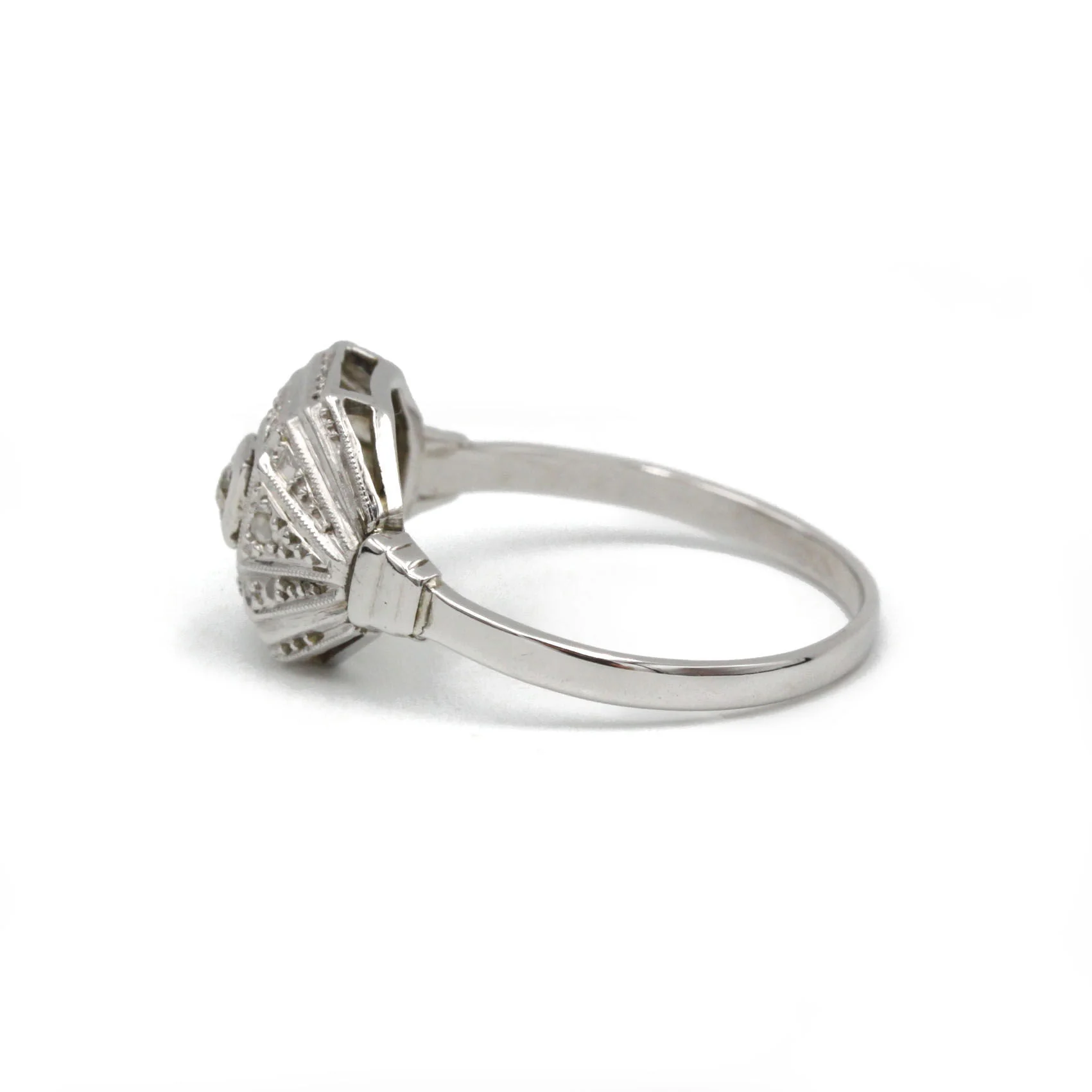 Bague - Or blanc, Platine & Diamants - Image 3