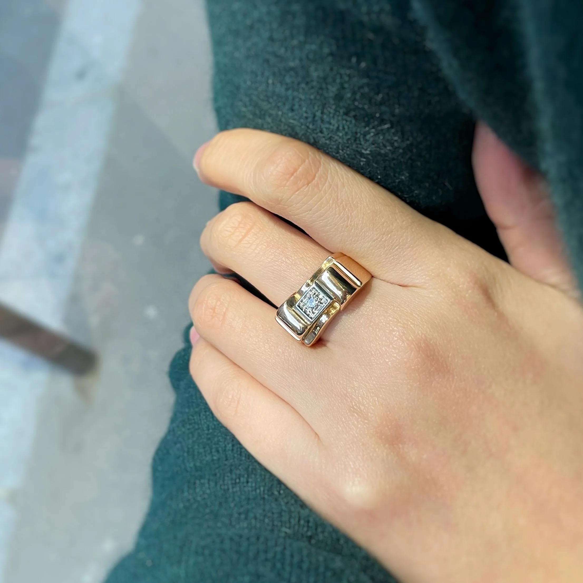 Bague - Or & Diamant - Image 4
