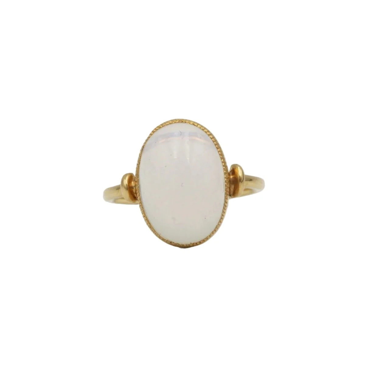Bague en or jaune et pierre de lune