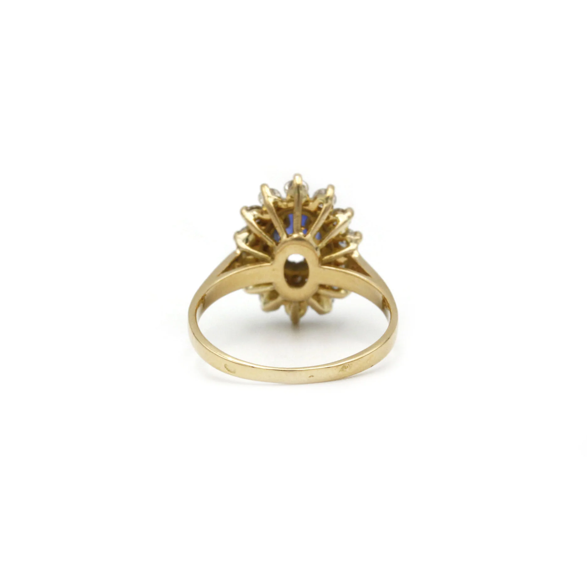 Bague - Or, Diamants & Saphir - Image 4