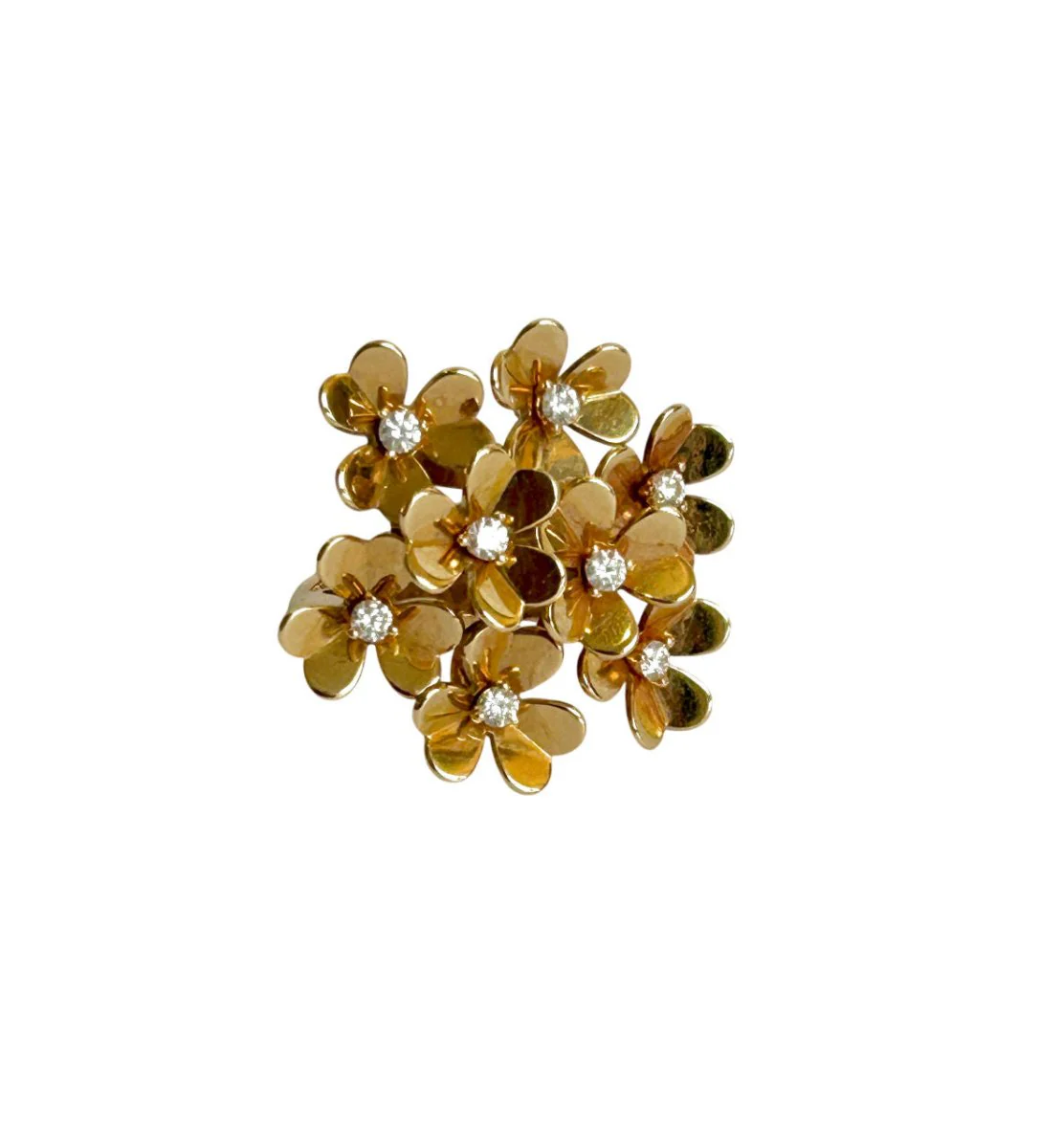 Bague Van Cleef & Arpels "Frivole" en or jaune et diamants