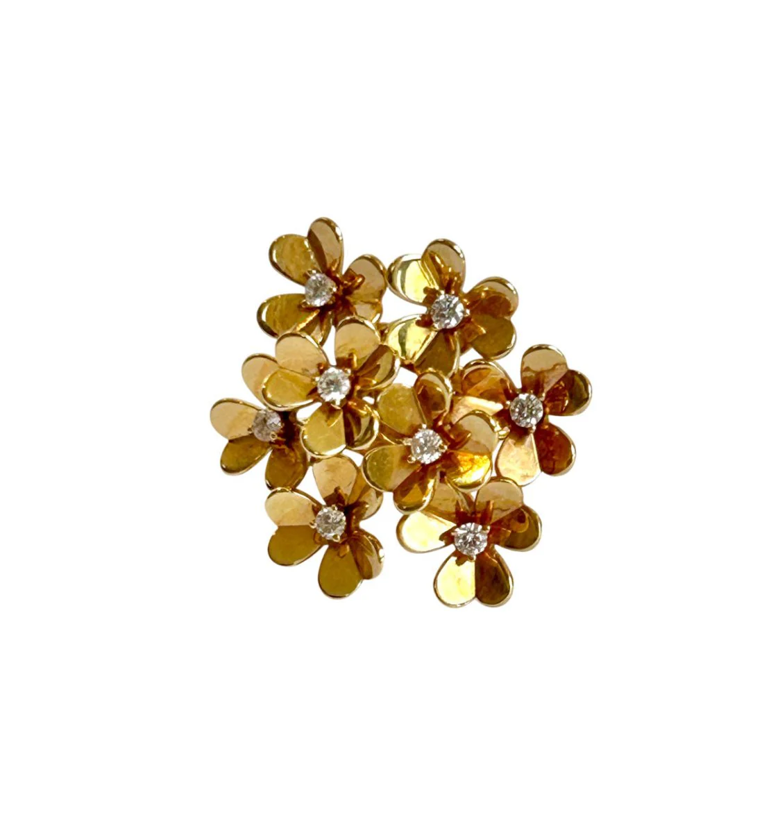 Bague Van Cleef & Arpels "Frivole" en or jaune et diamants - Image 3