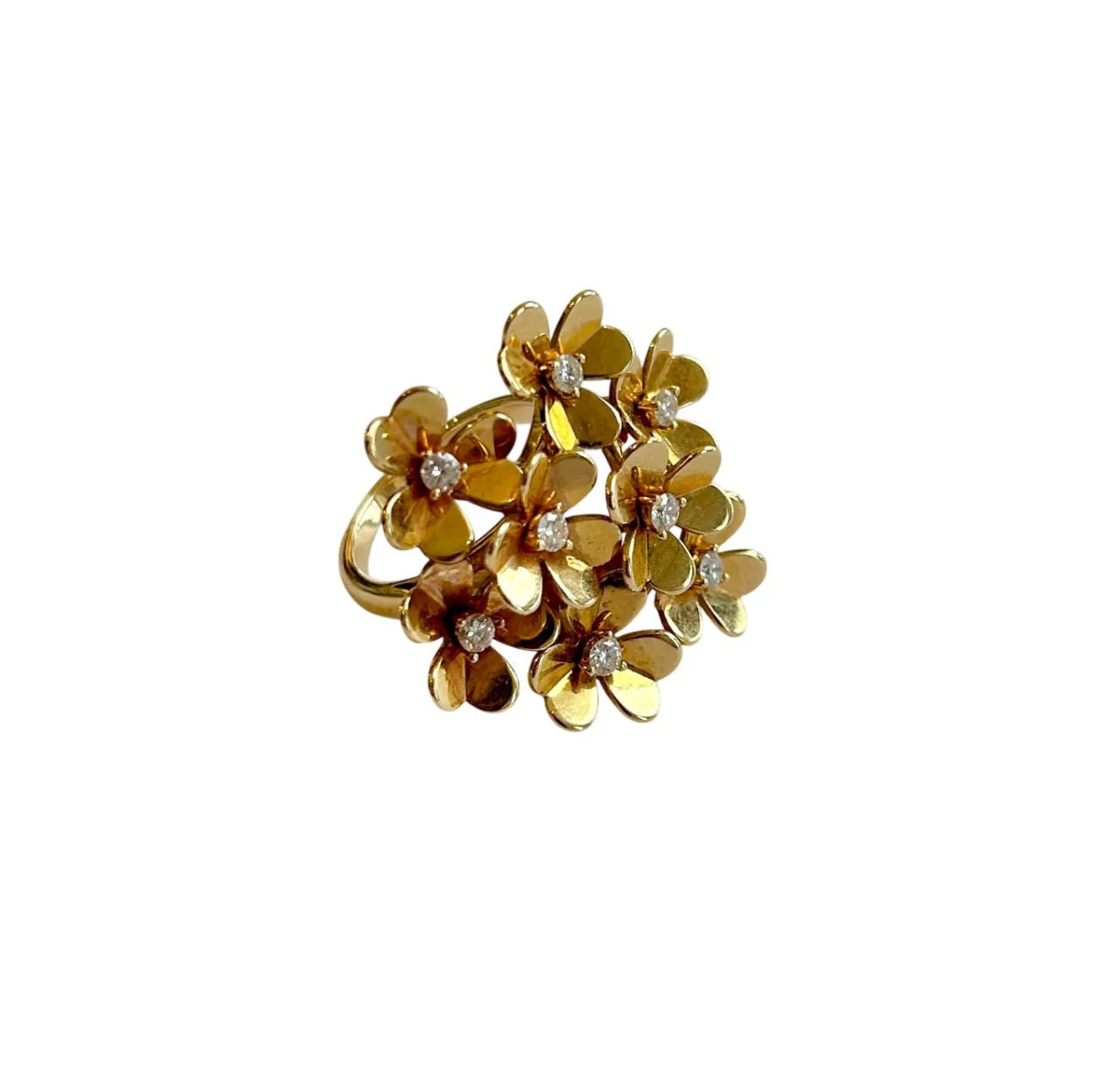 Bague Van Cleef & Arpels "Frivole" en or jaune et diamants - Image 4