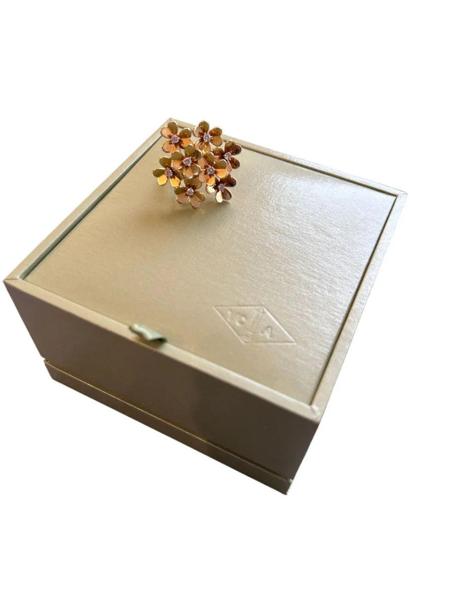 Bague Van Cleef & Arpels "Frivole" en or jaune et diamants - Image 8
