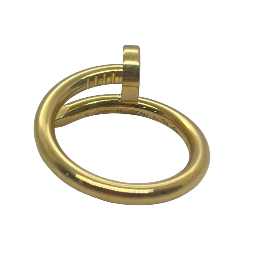 Bague Jonc CARTIER "Juste un Clou" en or jaune - Image 4