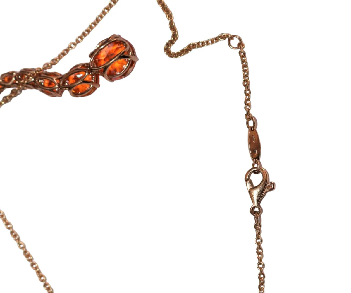 Collier Or Jaune Topazes en chute - Image 5