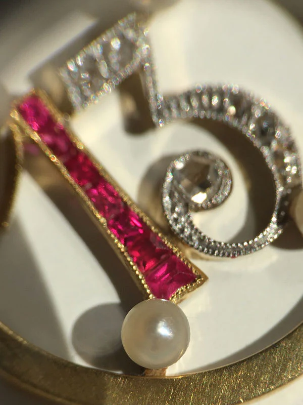 Pendentif Art Déco porte bonheur "13" - Image 9