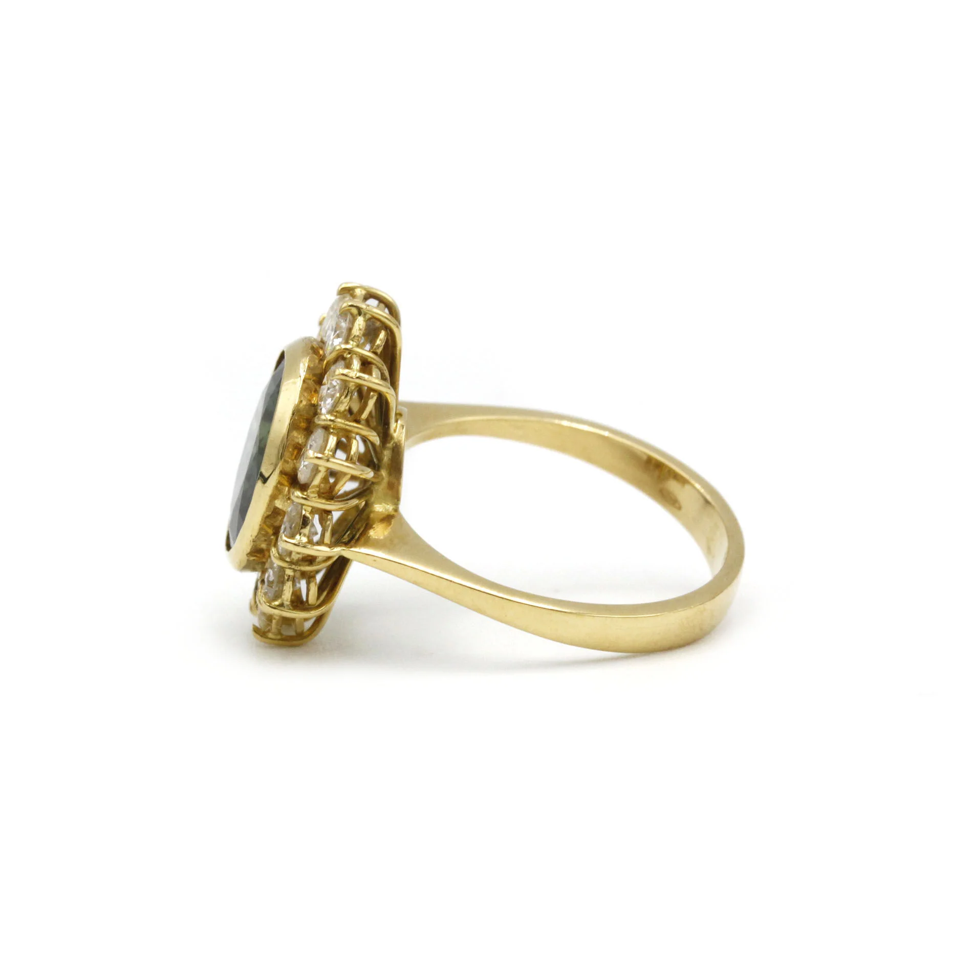 Bague - Or, Saphir & Diamants - Image 2