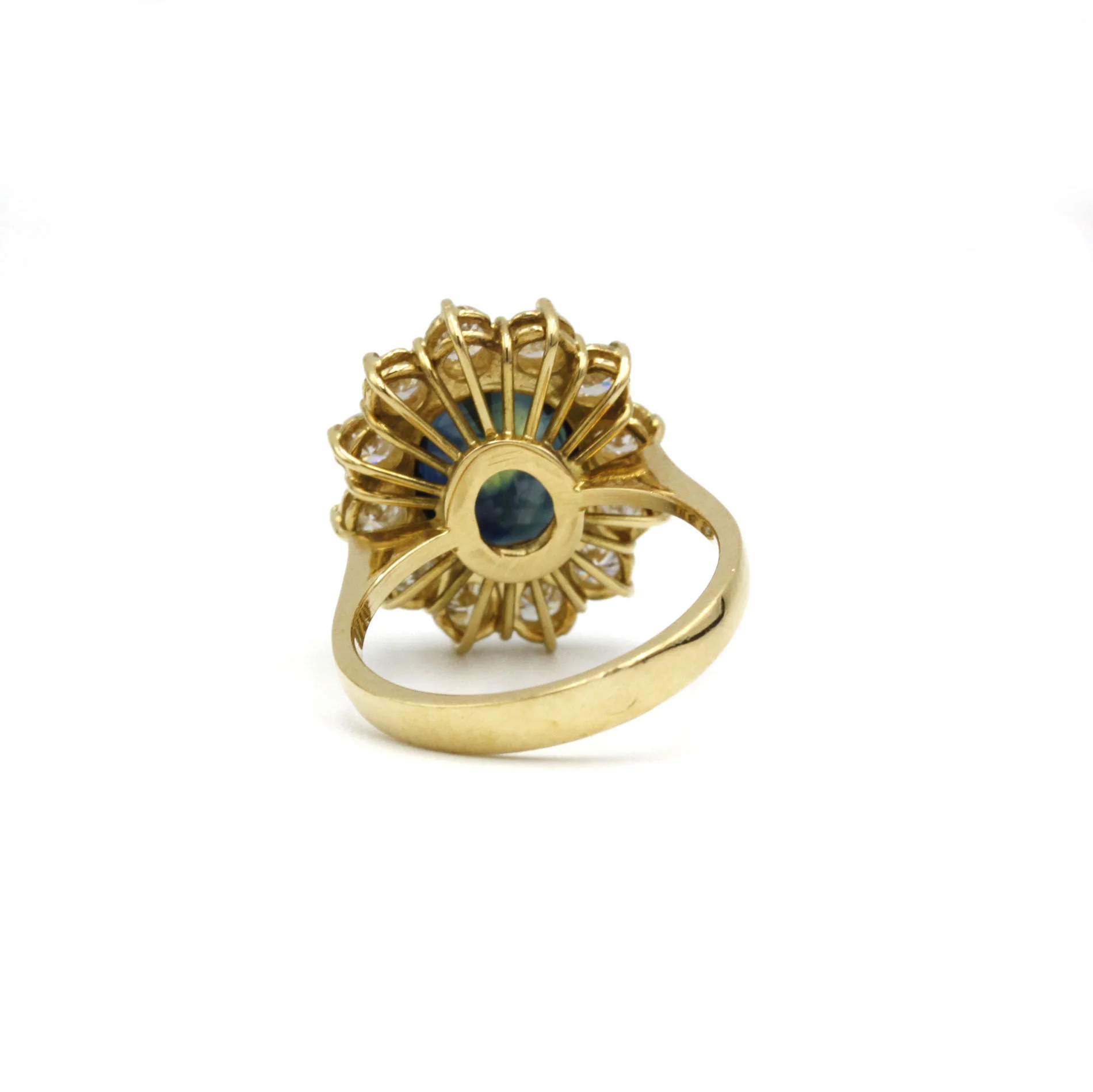 Bague - Or, Saphir & Diamants - Image 3
