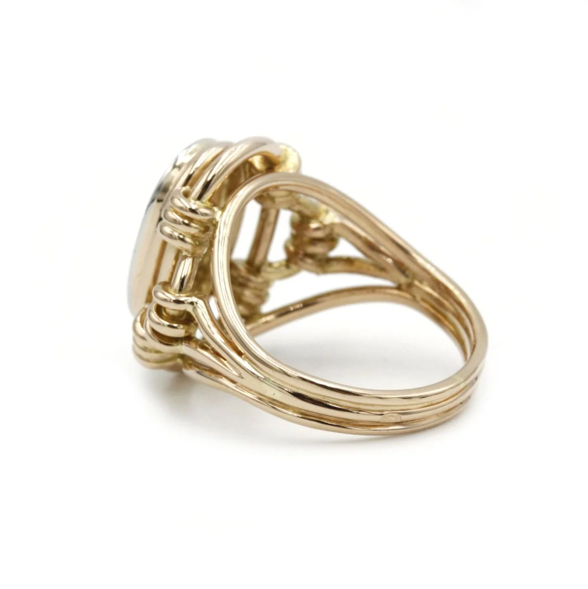 Bague - Or et diamants rose cut - Image 5