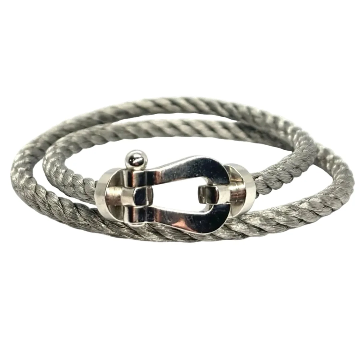 Bracelet Fred Force 10 Grand Modèle or blanc